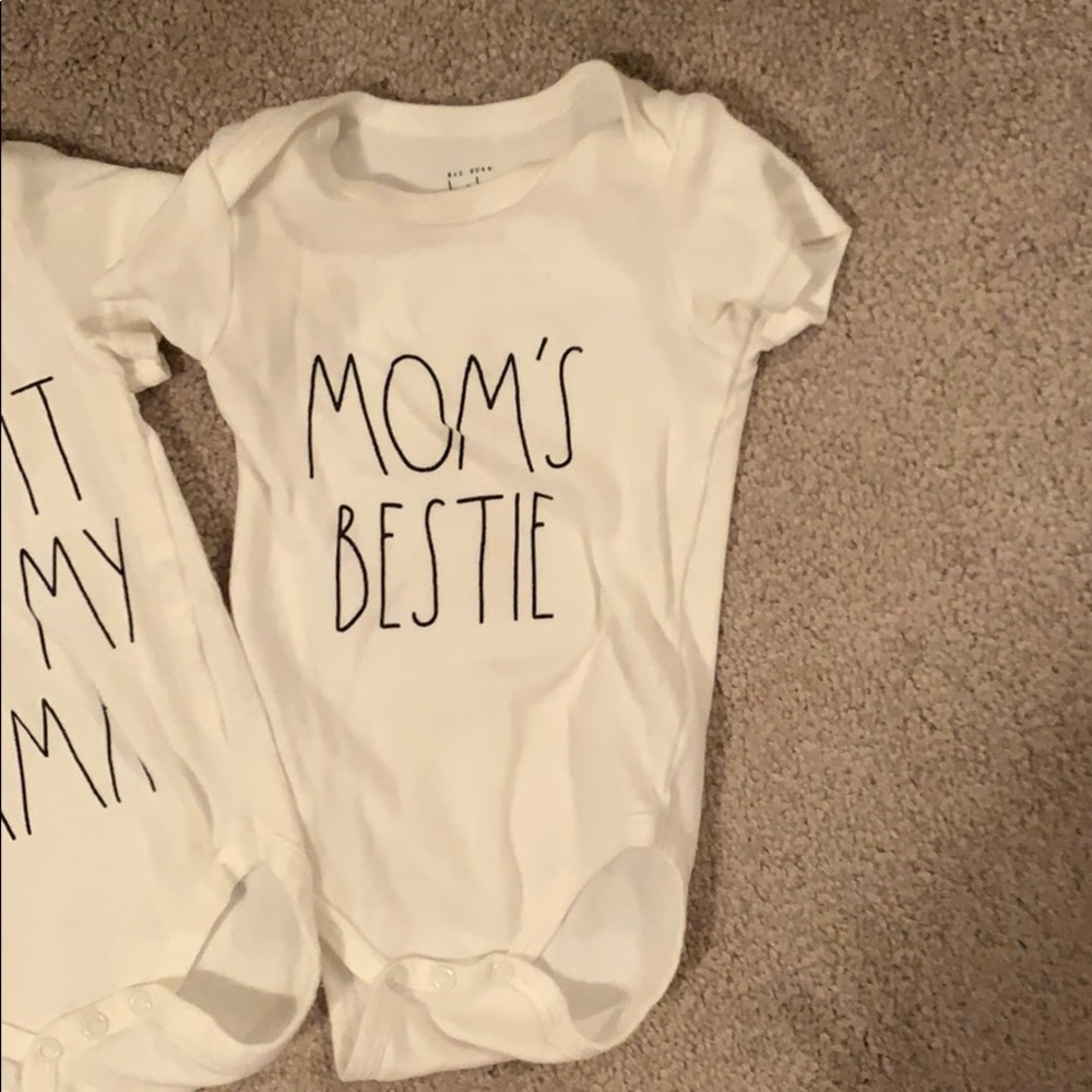 2 Rae Dunn onesies - Picture 2 of 4